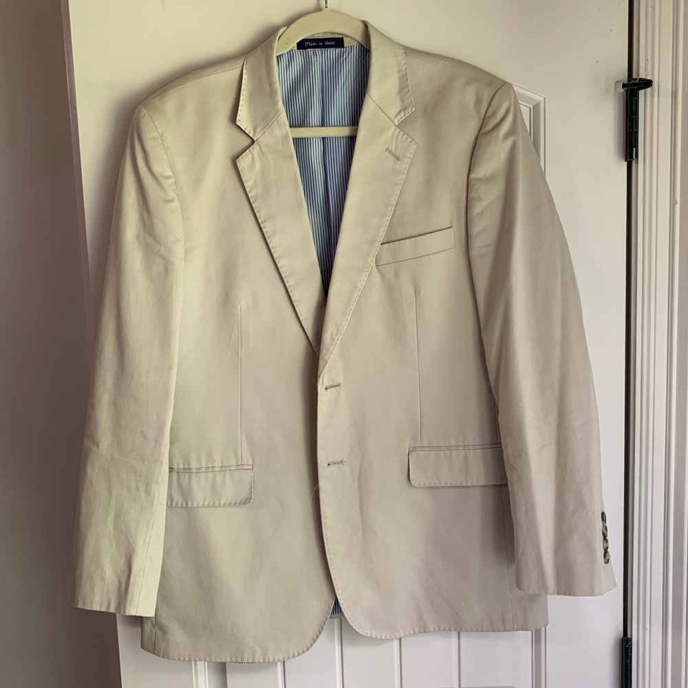 Alan Flusser Cream Blazer
